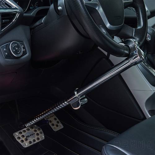 Multi-Function Steering Wheel Lock Car Clutch Brake Locks 2 In 1 Stainless Steel Car Locks