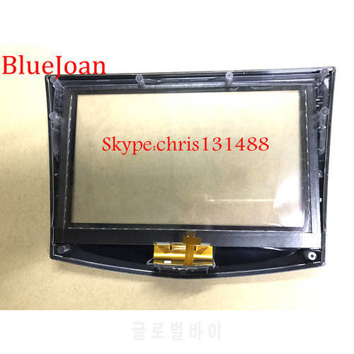 Free EMS shipping new OEM Factory touch screen use for Cadillac car DVD GPS navigation LCD panel CUE ATX CTS SRX Touch digitizer