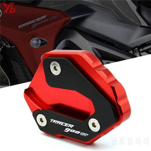 Motorcycle Accessories Kickstand Foot Stand Extension Pad Support For Yamaha TRACER 900 GT Tracer 900GT 2017-2020 (not for 2021)