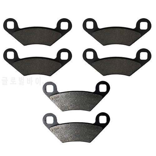 Motorcycle Front and Rear Brake Pads for POLARIS 500 Sportsman 500 HO / EFI 2009-2012
