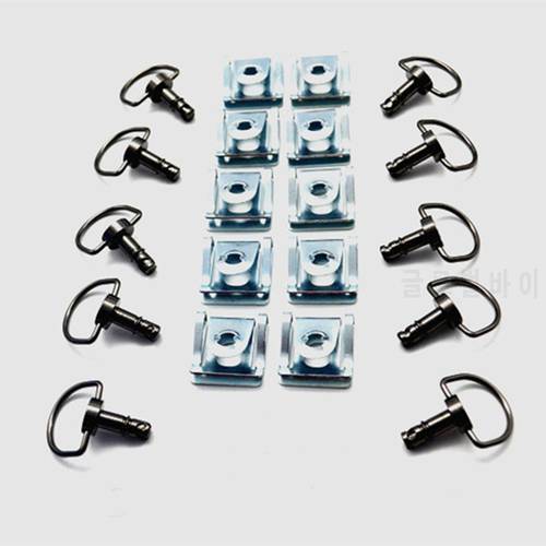 14mm Quick Release D-ring Turn Race Fairing Fastener Universal For Honda for BMW For DUCATI Motorcycle Accessories