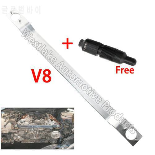 T40005 Camshaft Alignment Timing Locking Holder Pin Tool for VW/Audi A6 A8 V8 With Free T3242 Locking Pin