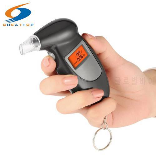 Professional Handheld Alcohol Breath Tester Breathalyzer Analyzer Detector Test