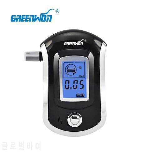 Luxury best gift Prefessional Police Digital Breath Alcohol Testers Breathalyzers Freeshipping Dropshipping