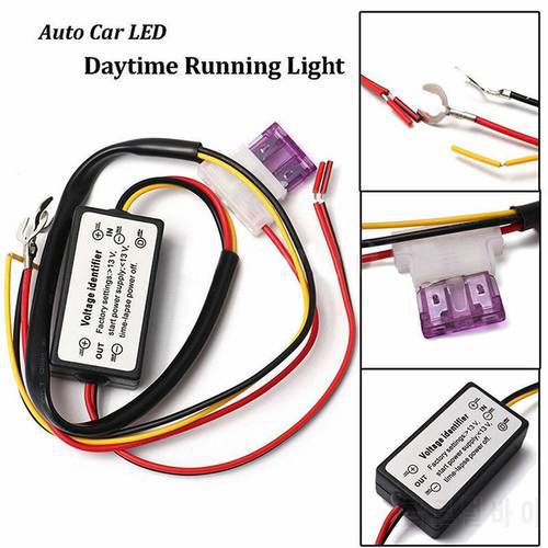 HOT Car LED Daytime Running Light Automatic ON/OFF Controller Module DRL Relay Kits