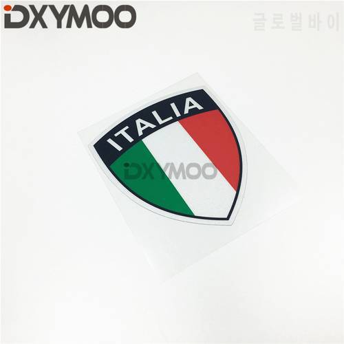 Italia National Flag Decorate Helmet Bike Motorcycle Guitar Made In Italy Sticker Phone Car Styling Vinyl Bumper