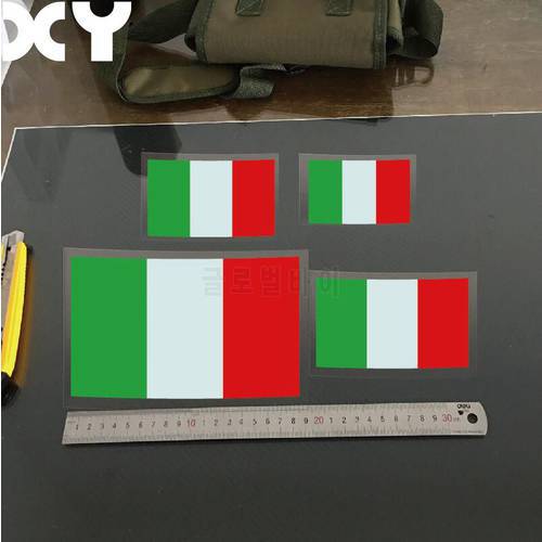 Italian Flag High Quality Vinyl Reflective Tape Sticker and Decals for Car and Motorcycle Shipping