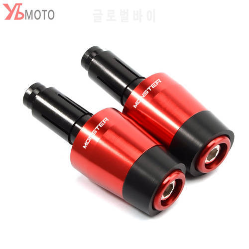 Motorcycles Handlebar Counterweight Plug Slider Handle Bar Ends Grips Fits For DUCATI MONSTER 400/620/695/696/795/796/797/821