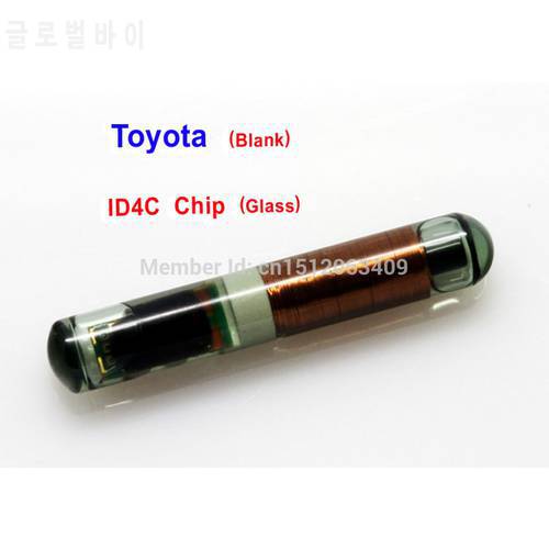 10 Pcs/lot Auto Transponder Chip ID4C TP02 Chip Blank Glass Chips Car Key Chip For Toyota Ford