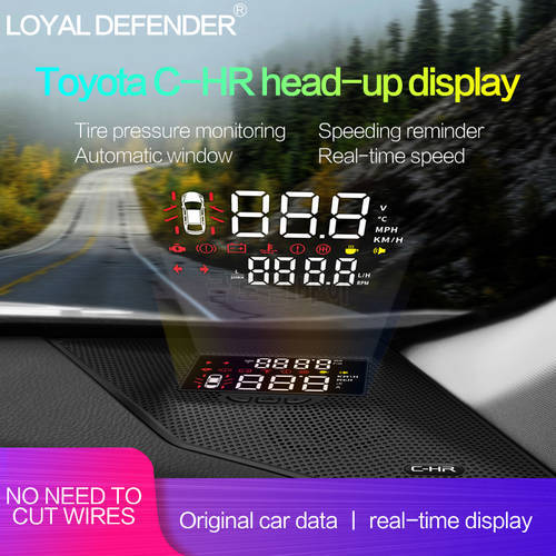 Car HUD Head-up Display For Toyota CH-R Right Hand Drive Special car Dedicated Original Data and Real Time Display