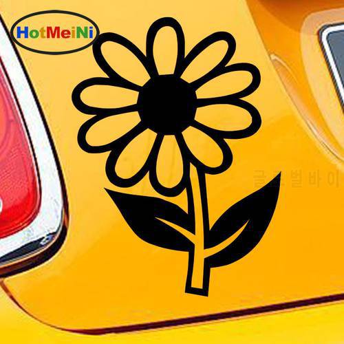 EmpireYing 3 Size 8 Colors Plant Art Modeling Fresh Small Daisy Car Sticker Motorcycle Waterproof Reflective Vinyl Decal Gifts