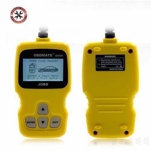 Free Shipping OBDMATE OM500 JOBD/OBDII/EOBD Code Reader Auto Scanner for European and Asian Vehicles in stock