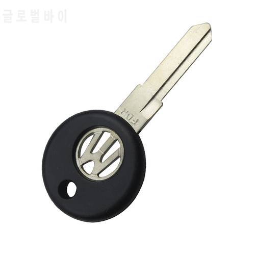 Uncut Right Blank Blade Replacement Car Key Case Shell Cover For VW Volkswagen MK2 MK3 Golf 8V 16V Fit White LED Light Key
