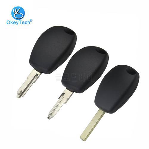 OkeyTech For Renault Logan Replacement Car Remote Key Shell Case Fob Uncut Blank NE73/VA2/VAC102 Blade Without Button Key Shell