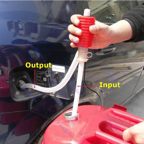 Car Portable anual Hand Siphon Pump Hose Transfer Pump Gas Oil Liquid Syphon