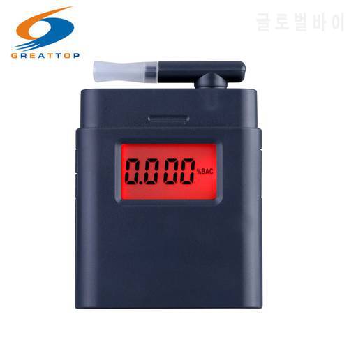 2019 Hot High Sensitive Breath Alcohol Tester Prefessional LCD Digital Breathalyzer with Backlight Alcohol Detector Alcotester