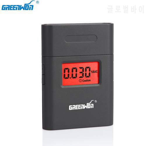 GREENWON Hot selling Professional Digital Breath Alcohol Tester Breathalyzer AT838 Free shipping Dropshipping