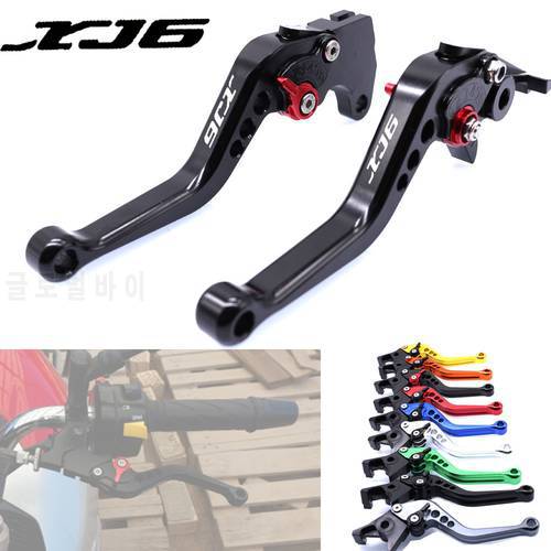 For YAMAHA XJ6 DIVERSION 2009-2015 2010 2011 2012 2013 2014 Motorcycle Accessories CNC Short Brake Clutch Levers LOGO XJ6