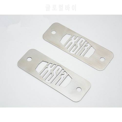 1 pairs Powder Coated Stainless Fuse Box Top Plates 1Pair For Yamaha XSR 900 Silver XSR900