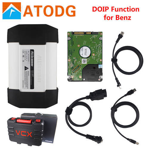 Diagnostic Tools Better than Benz STAR C4 sd connet c4 Original VXDIAG C6 DOIP&AUDIO Function for Benz code reader Wireless