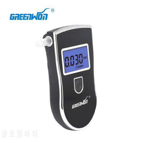 2019 greenwon 818 Send 10pcs mouthpieces Factory Drive Safety Digital Alcohol Tester Business Gift Breathalyzer detector