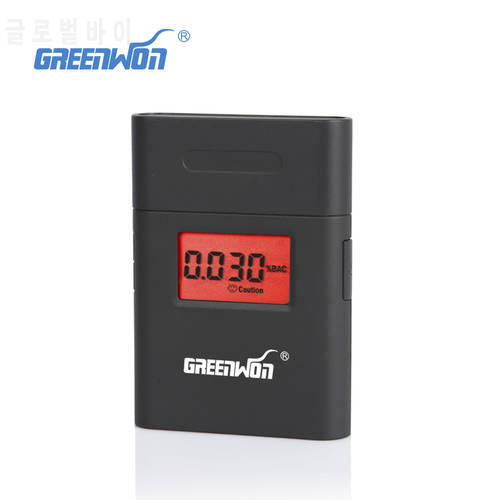 Free Shipping AT838 Patent digital alcohol tester with mouthpiece Gift for lover shipping test before drive