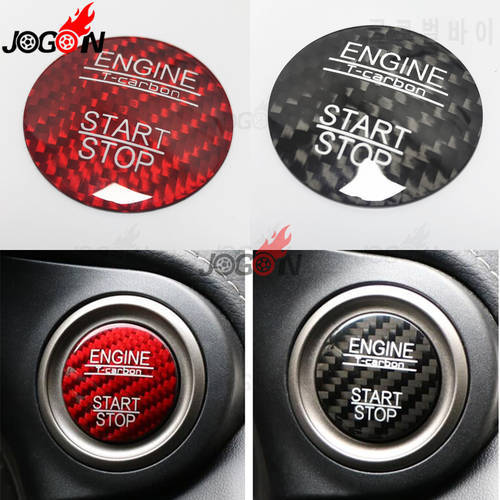 Car Ignition Engine Start Stop Sticker Trim For LEXUS IS250 ES200 GS250 NX200 RX350 RC300 Push Button Cover Red & Black