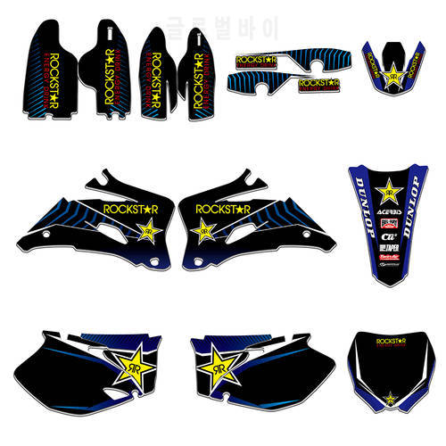 New Style TEAM GRAPHICS DECALS STICKERS Kits For Yamaha YZ250F YZ450F 2006 2007 2008 2009 YZF250 YZF450 YZF 250 450 YZ 250F 450F