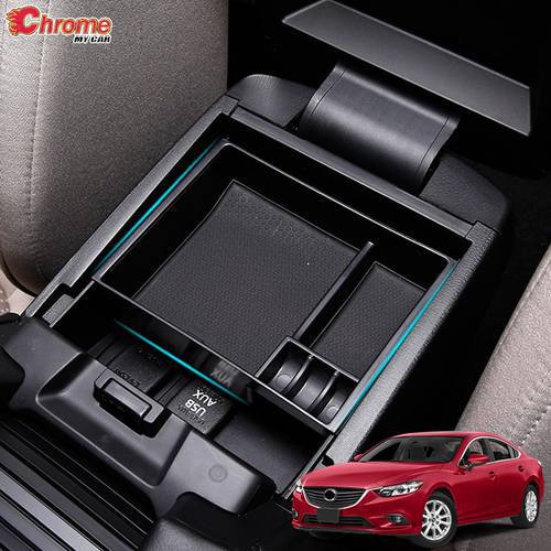 For Mazda 6 Atenza GJ 2013 2014 2015 2016 2017 Armrest Secondary Storage Pallet Container Holder Glove Box Tray Car Accessories