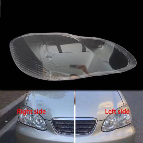 For Toyota COROLLA EX 2003-2009 front headlamps transparent lampshades lamp shell masks headlights cover lens Headlight glass