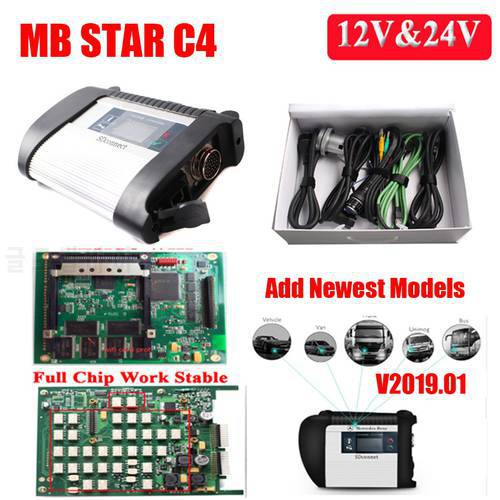 V2022.12 Super C4 MB Star C4 Multiplexer MB SD Connect Compact 4 Diagnostic Tools wifi C4 Main Unit &Software HDD Pro Diagnosis