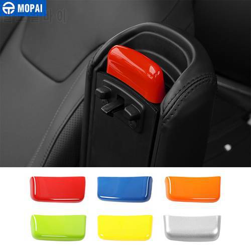 MOPAI ABS Car Interior Armrest Switch Decoration Cover Stickers Accessories for Jeep Renegade 2015 Up Car Styling