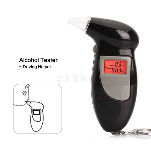 Electronic Anti Alcoholism Test Digital Alcohol Breath Tester Analyzer Blowout Alcohol Tester Car Home Convenient Wine Detector