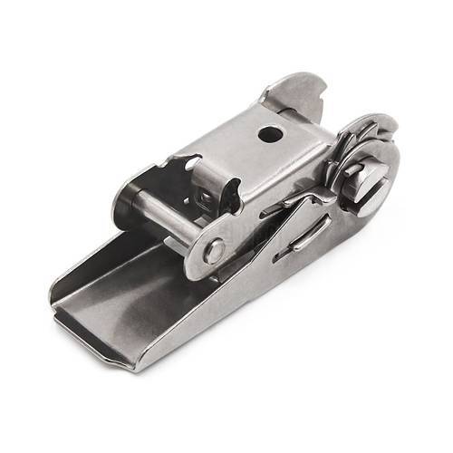 uxcell Stainless Steel Ratchet Tow Strap Trailer Belt Retractor Buckle for 25mm Width Tie Down Strap For Motorcycle Car