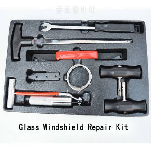 car glass windshield repair kit Professional DIY tools Auto Glass Windscreen window repair tools set car-detector