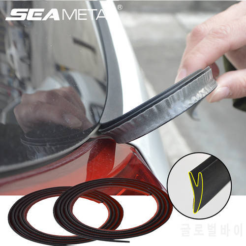 Exterior Car Sealing Strips Sticker Dustproof Waterproof Sound Insulation Auto Window Gap Protection Car Seal Strip Protector