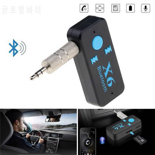 3.5mm Aux Jack Bluetooth 4.1 Receiver Handsfree Bluetooth Car Kit TF for Audio Car MP3 Music for Auto Speakers Headphone Adapter