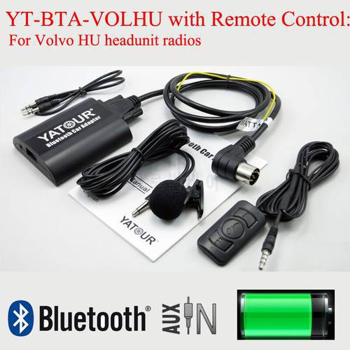 Yatour Bluetooth car digital music interfact BTA remote control for Volvo HU headunit radios