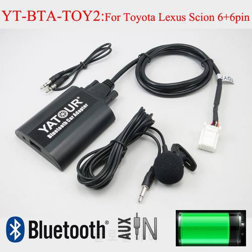 Yatour car audio Bluetooth AUX mp3 interfaces for Lexus Toyota Camry Corolla Highlander RAV4 Vitz Avensis