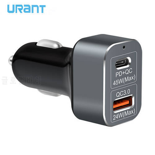 USB PD Car Charger Type C 36W+24W Power Delivery Quick Auto Charger QC3.0 for iPhone X Samsung S8 Xiaomi MI A1 Huawei MATE10
