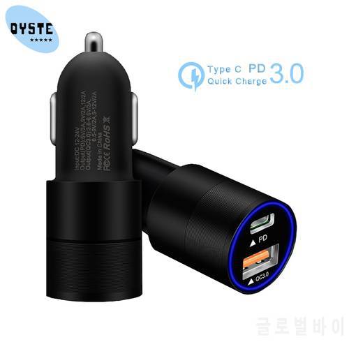 USB Charger Quick Charge 3.0 Car Phone Charger 2A 3A Type C USB PD Fast Charge QC3.0 Auto for Xiaomi A2 Mi A1 8 8SE MAX 3 Tablet