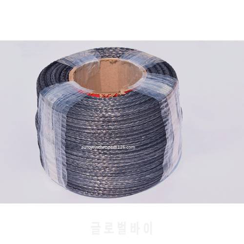 Black 5mm*100m Synthetic Winch Rope,3/16