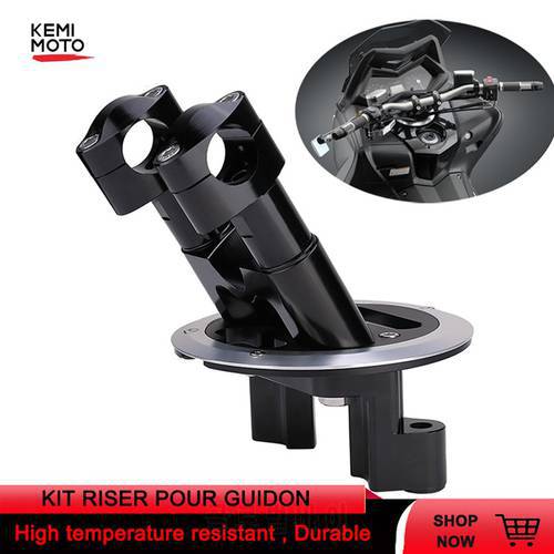 Motorcycle KIT RISER POUR GUIDON Handle Riser For YAMAHA TMAX 500 2008 -2012 TMAX 530 2012-2014 2015 2016 2017 2018 DX SX Parts