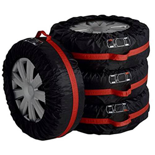 1/4Pcs Spare Tire Cover Case Polyester Universal Car Auto Tires Storage Bag Automobile Tyre Accessories Vehicle Wheel Protector