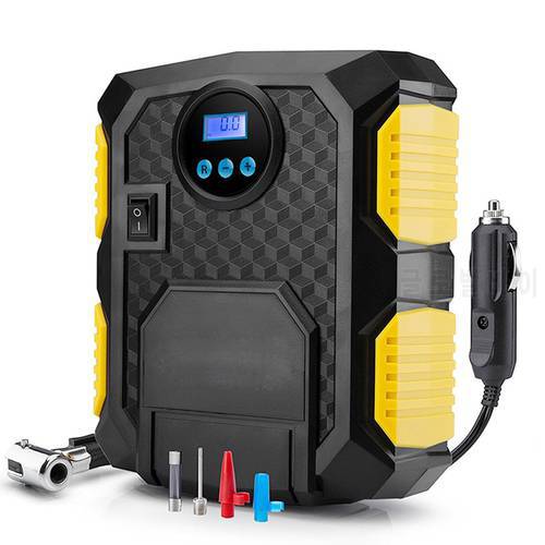 Digital Display Tire Inflator DC 12V 150 PSI Car Portable Tyre Air Compressor Auto Air Inflatable Pump for Car Bicycles Ball