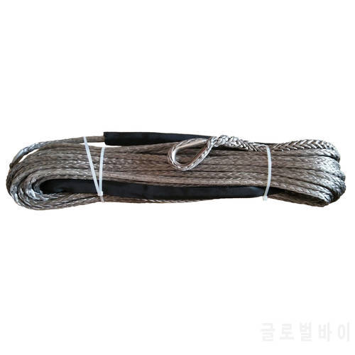 10mm x 30m synthetic winch rope towing rope uhmwpe fiber for 4wd/offroad-recovery/atv