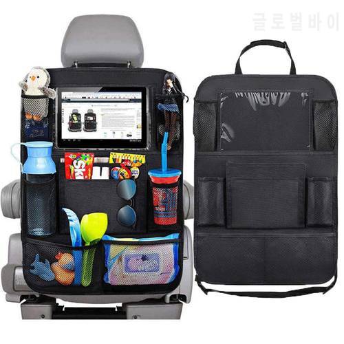 Car Storage Back Seat Organizer Holder Waterproof Travel Back Bag Multi-Pocket Car Trucks SUVs Car Bag Seat Accessories Storage