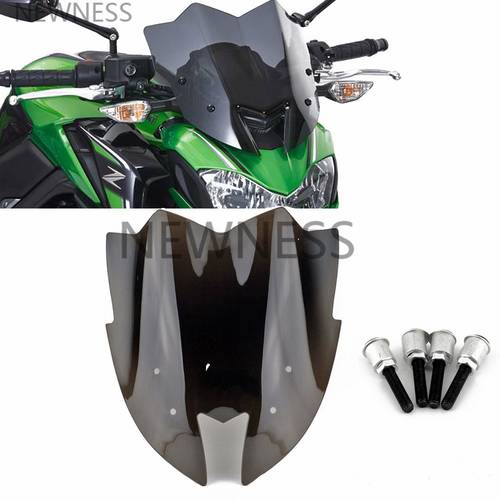 Motorcycle WindScreen Windshield Deflector For Kawasaki Z800 2014 2015 2016 Z-800 &3914-&3916 Z 800 Double Bubble Protector Fairing