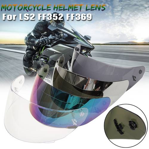 Motorcycle Helmet Lens Full Face Motorcycle Helmet Visor For LS2 FF352 FF351 FF369 FF384 Goggles Full Face Helmet Lens Tools