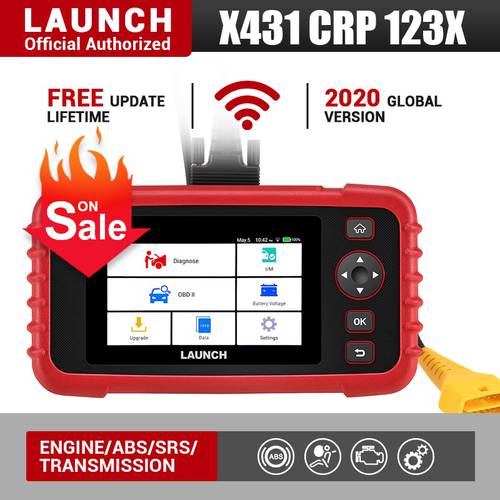 LAUNCH X431 CRP123X Car OBD2 Diagnostic Tools Obd2 Scanner Engine ABS Airbag SRS AT Code Reader Free Automotive Tools